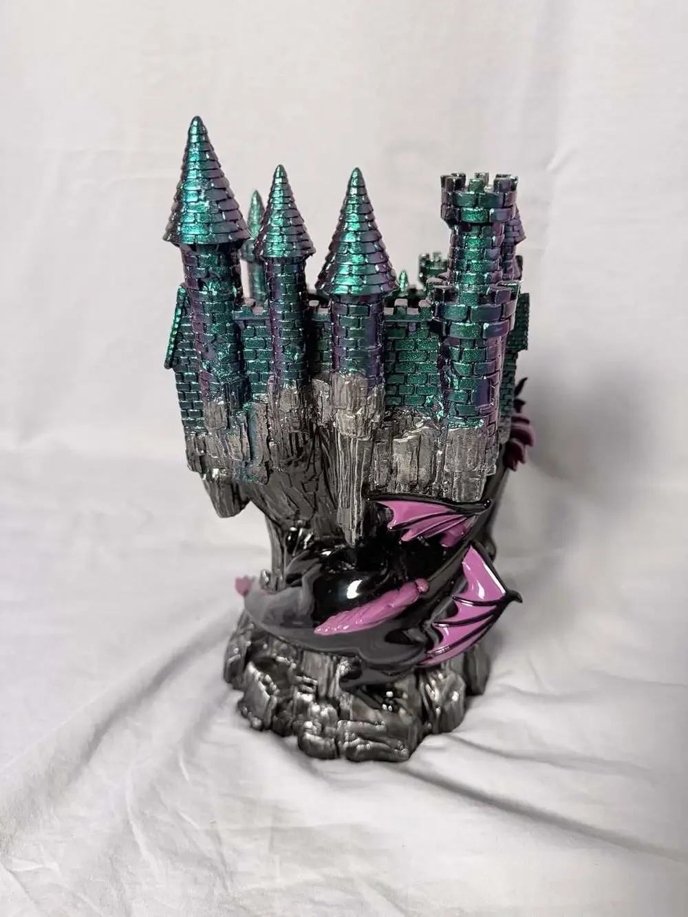 Bath & Body Works Disney Maleficent Dragon Castle 3-Wick Candle Holder - Picture 4 of 7